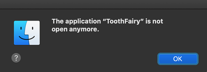 ToothFairy Error